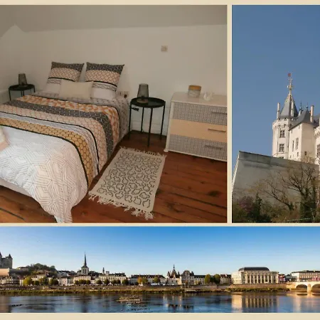 Διαμέρισμα Grand Studio De Charme Avec Vue Sur Le Chateau. Saumur